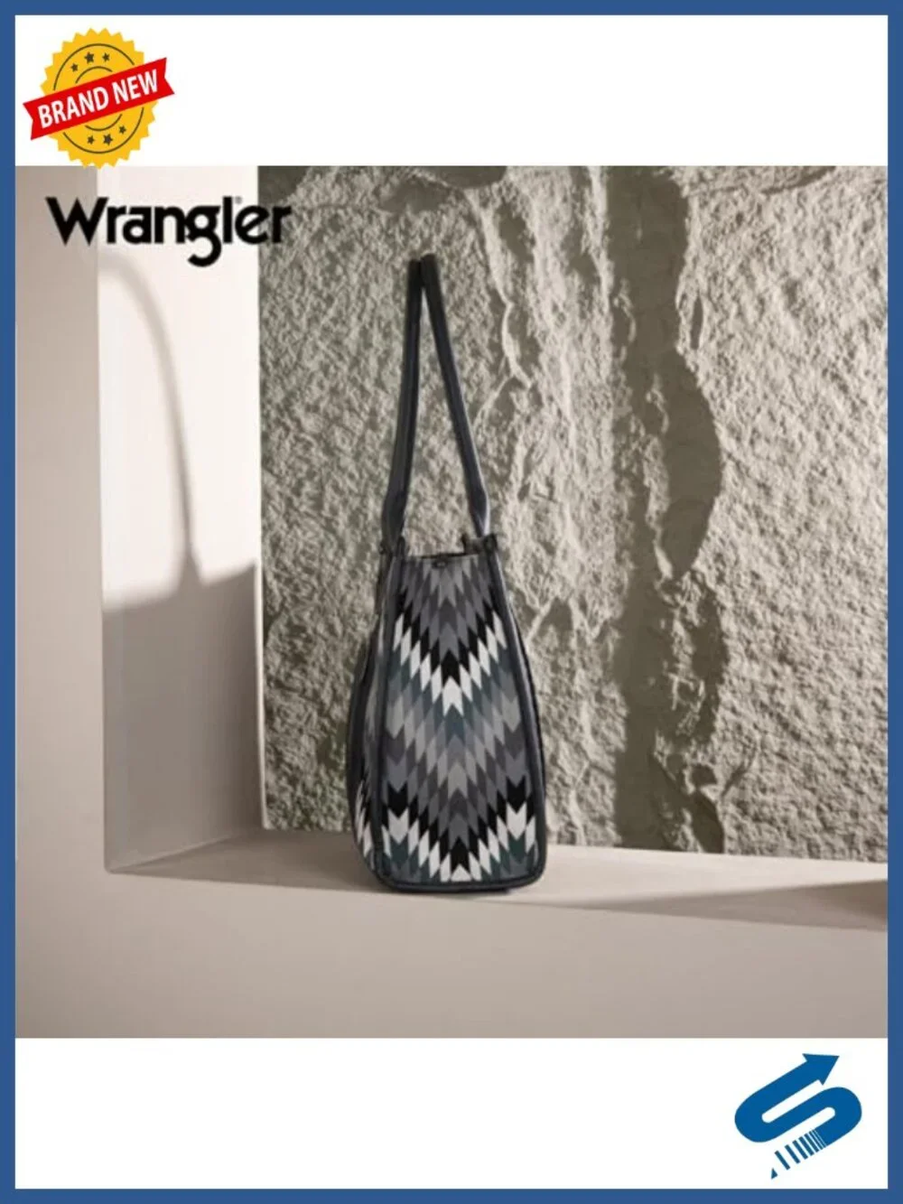 Western Structured Tote Bag for Women with Laptop Compartment